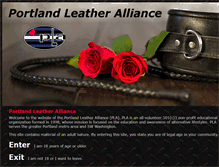 Tablet Screenshot of portlandleather.org